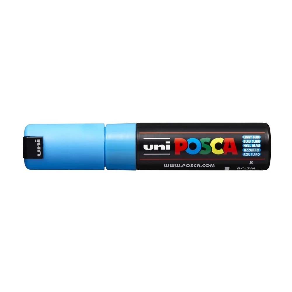 Dekormarker 4,5-5,5mm, Uni-Posca PC-7M világoskék