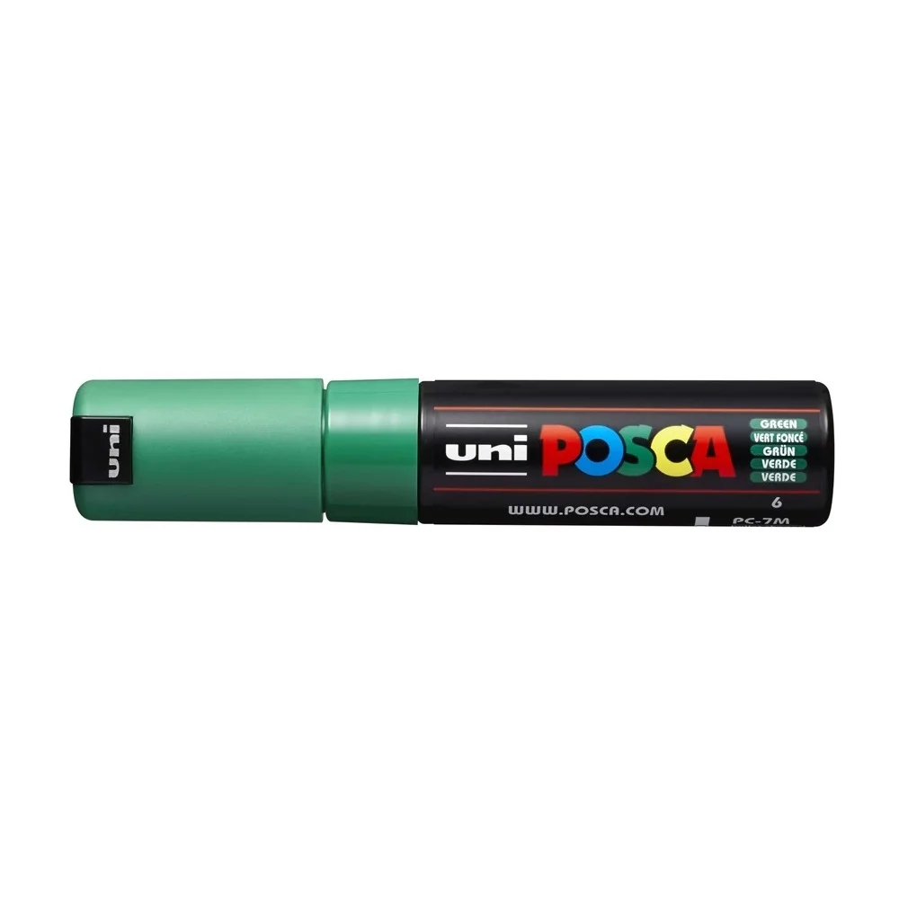 Dekormarker 4,5-5,5mm, Uni-Posca PC-7M zöld