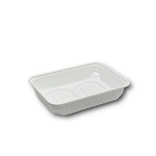 Elviteles doboz - szögletes alj PP 500 ml 50 db/csomag fehér