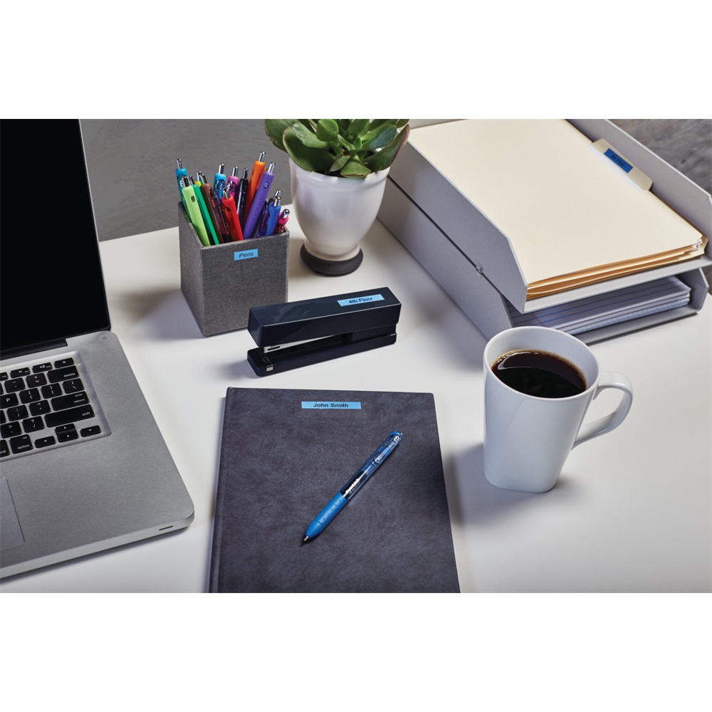 Feliratozógép szalag Dymo D1 S0720560/45016 12mmx7m, ORIGINAL, fekete/kék - Image 5