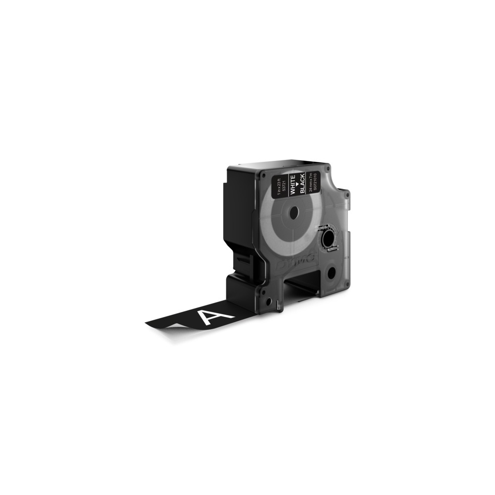 Feliratozógép szalag Dymo D1 S0721010/53721 24mmx7m, ORIGINAL, fehér/fekete - Image 2