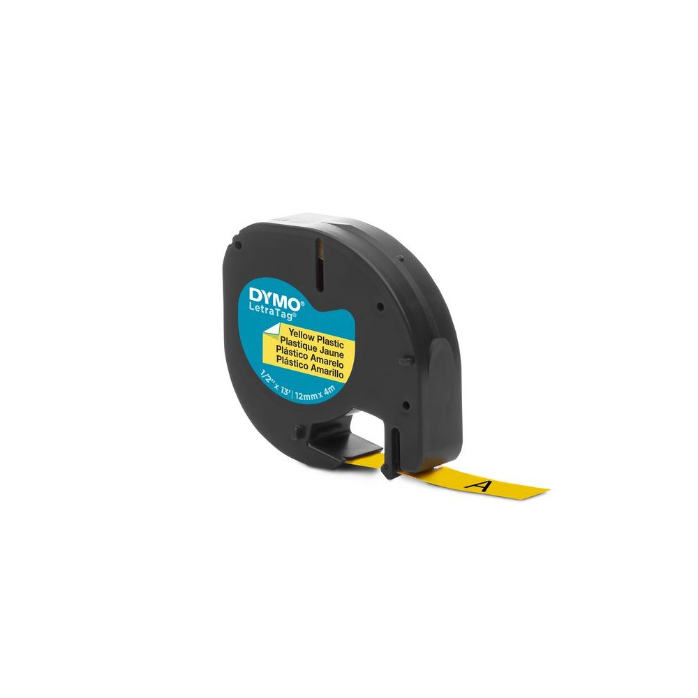 Feliratozógép szalag Dymo Letratag S0721620/59423 12mmx4m, ORIGINAL sárga - Image 3
