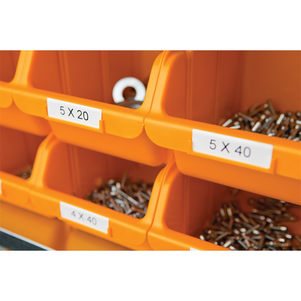 Feliratozógép szalag Dymo S0718600/18444 12mmx5,5m, ORIGINAL, fekete/fehér - Image 11