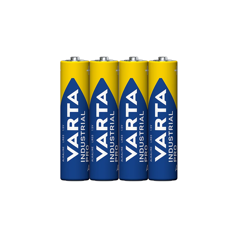 Elem AAA mikro LR03 Industrial 4 db/csomag, Varta