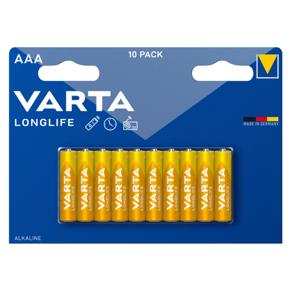 Elem AAA mikro LR03 Longlife 10 db/csomag, Varta