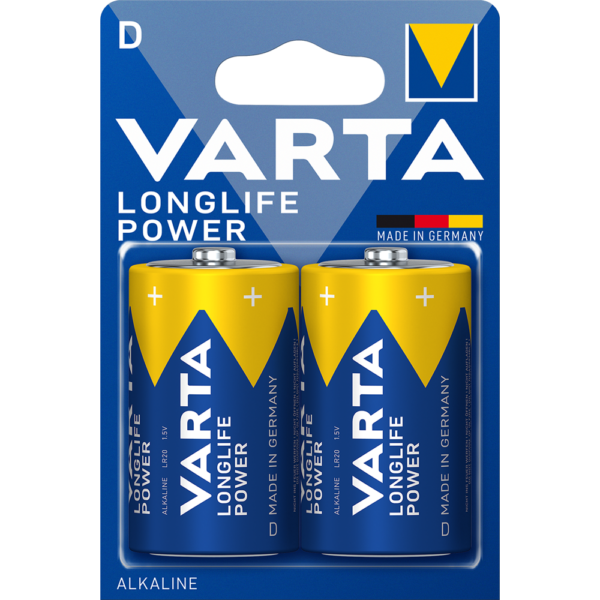 Elem góliát LR20D longlife Power 2 db/csomag, Varta