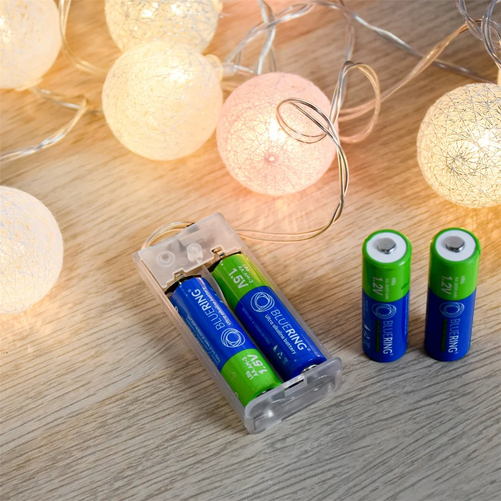 Elem tölthető akku AA ceruza HR6 2600mah 4 db/csomag, Bluering® - Image 9