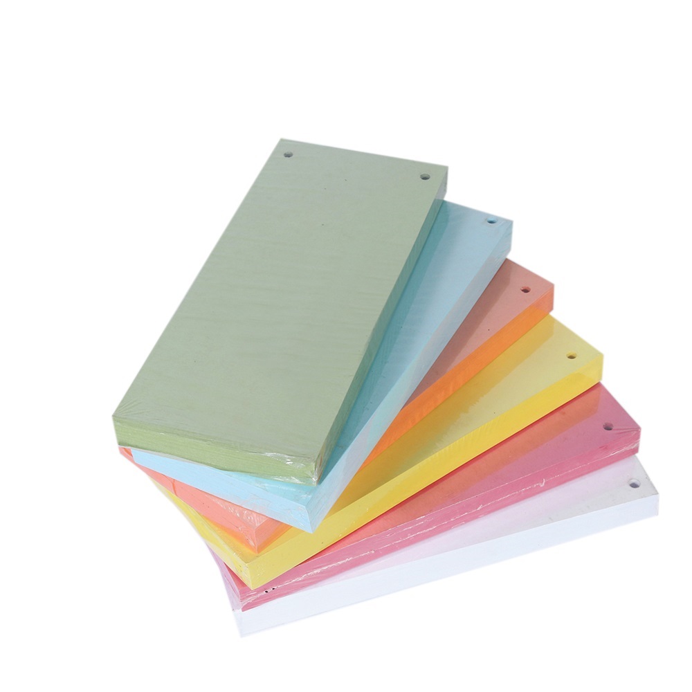 Elválasztócsík, karton 190g. 10,5x24cm, 100 db/csomag, Bluering® fehér - Image 2