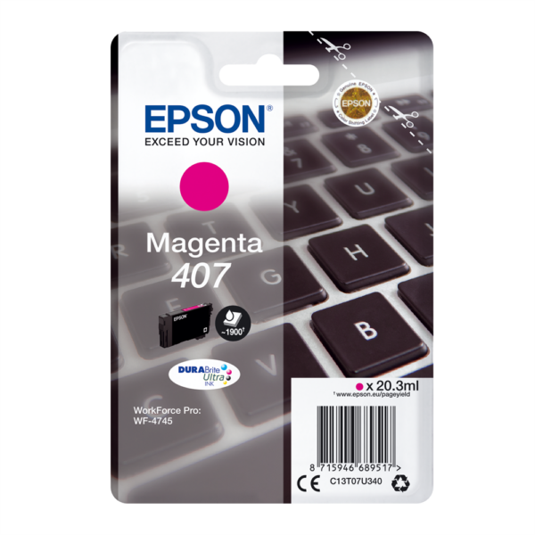 Epson T07U3 tintapatron magenta ORIGINAL
