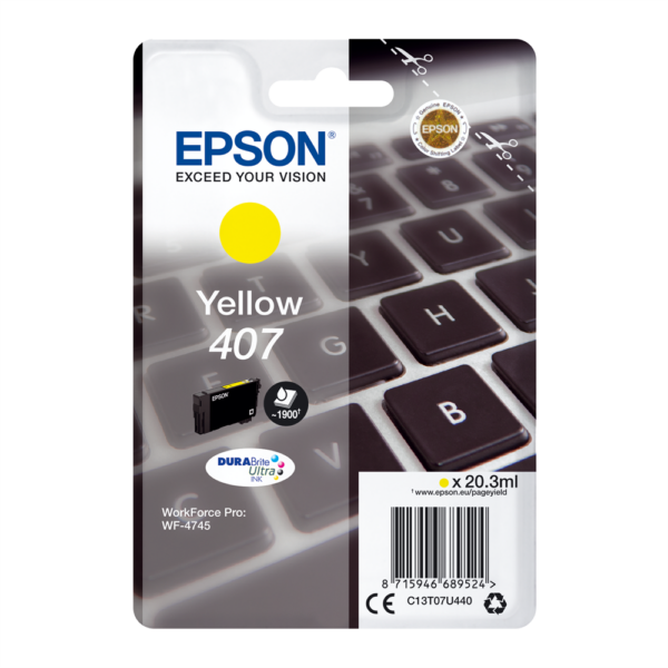 Epson T07U4 tintapatron yellow ORIGINAL