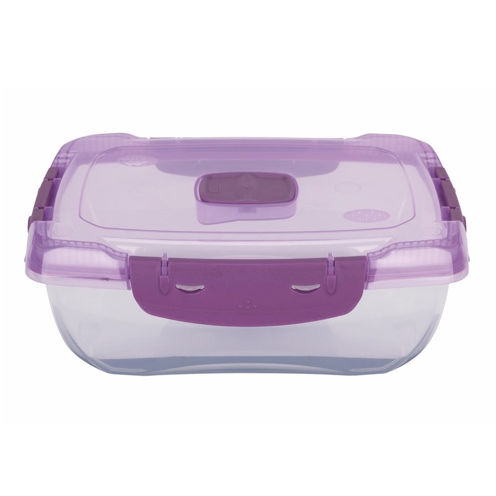 Ételtároló doboz 1 literes csatos és szelepes mikrós-fagyasztós_lányos színek