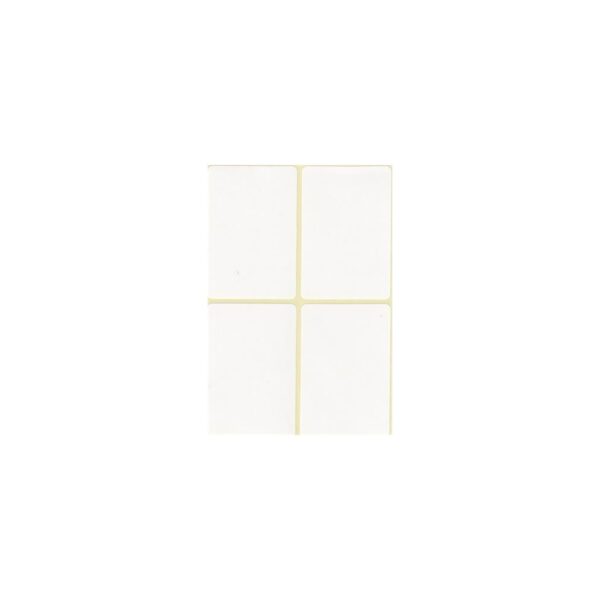 Etikett címke, 38x58mm, 15 lap, 4 címke/lap