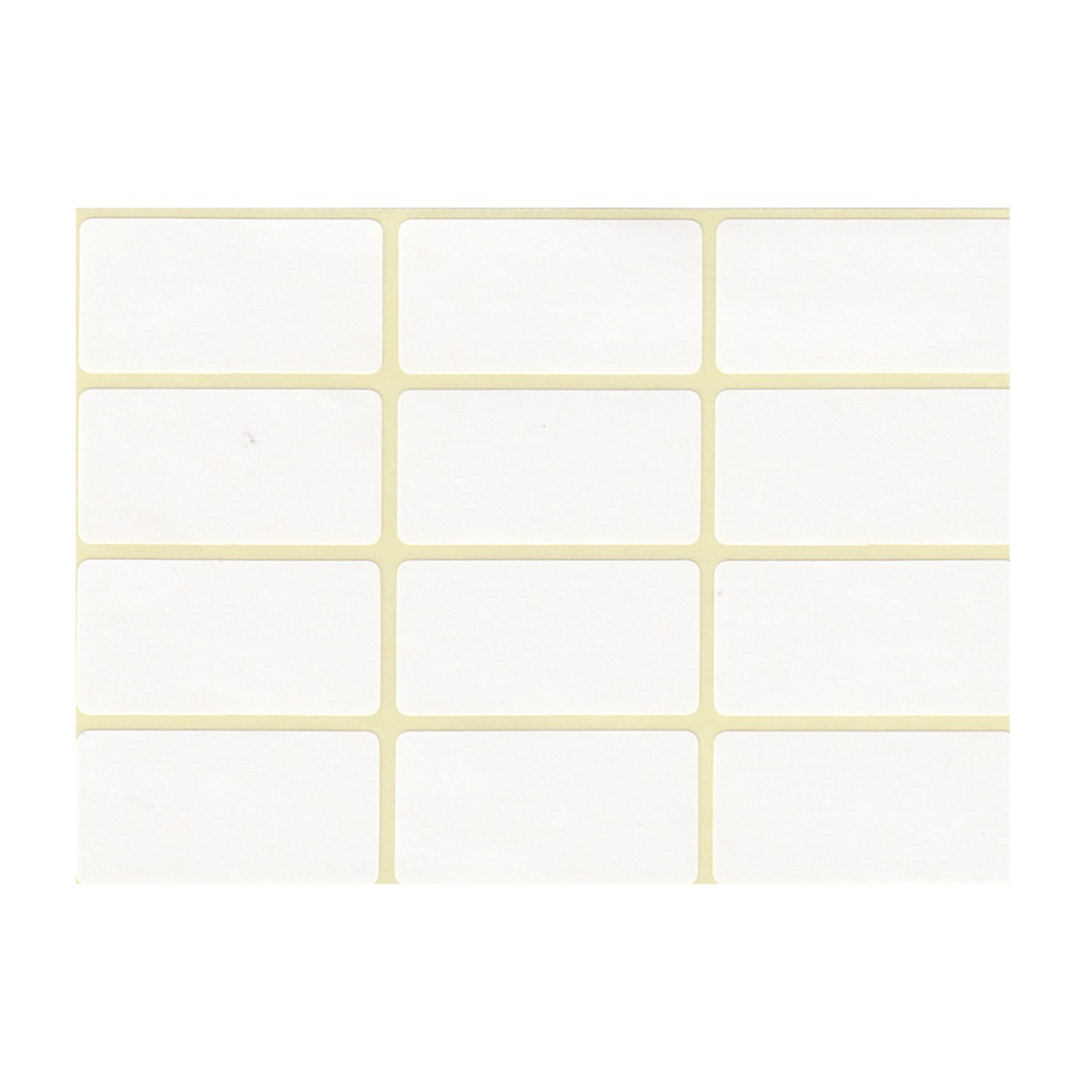 Etikett címke, 20x38mm, 5 lap, 12 címke/lap