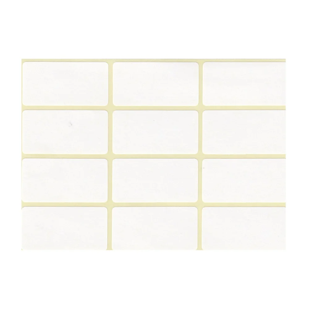 Etikett címke, 20x38mm, 5 lap, 12 címke/lap
