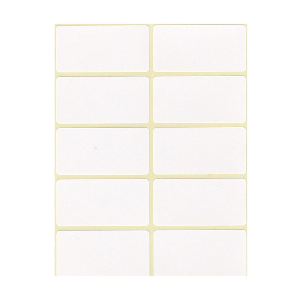 Etikett címke, 25x50mm, 6 lap, 10 címke/lap