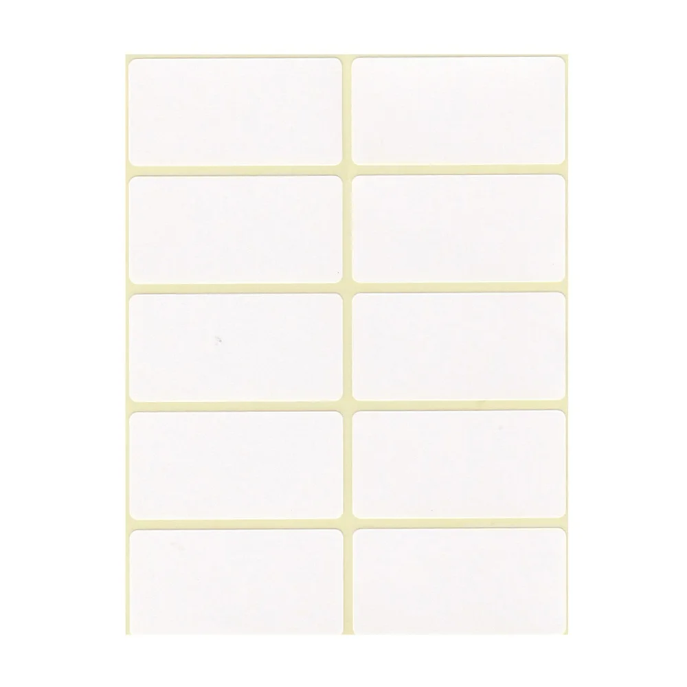 Etikett címke, 25x50mm, 6 lap, 10 címke/lap
