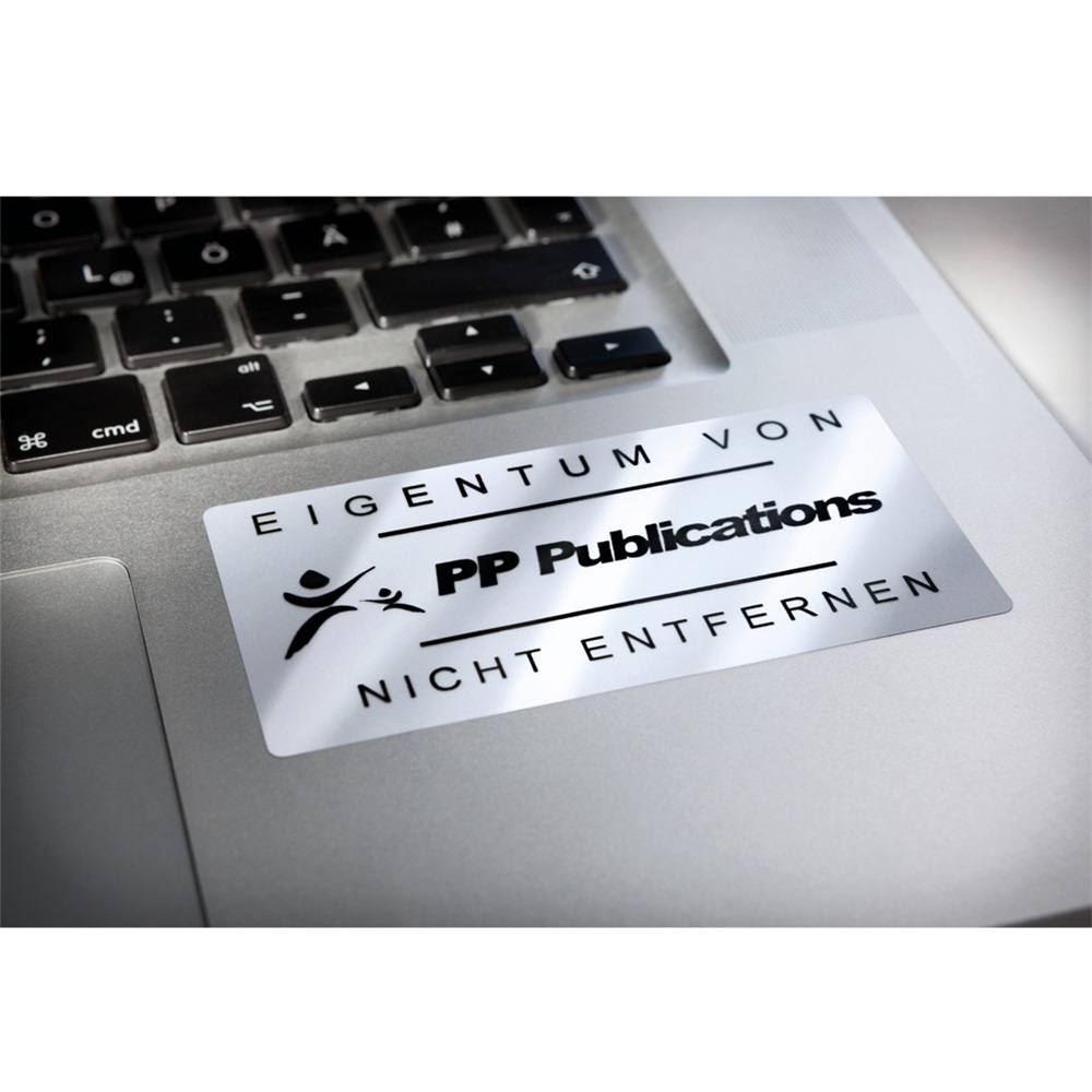 Etikett címke, 45,7 x21,2mm, ipari poliészter, 48 címke/ív, 20 ív/doboz, Avery ezüst - Image 5