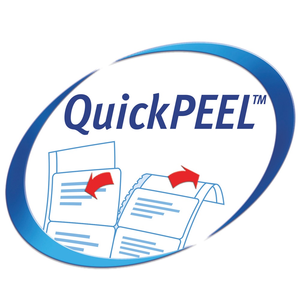 Etikett címke, 63,5 x46,6mm, 18 címke/ív, 100 ív/doboz, Avery fehér - Image 3