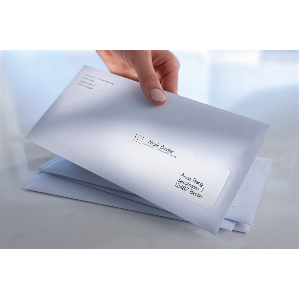 Etikett címke, 99,1 x93,1mm, nagyfedőképességű 6 címke/ív, 100 ív/doboz, Avery fehér - Image 5