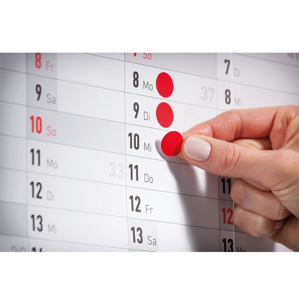 Etikett címke, o12mm, jelölésre, 54 címke/ív, 5 ív/doboz, Avery zöld - Image 3