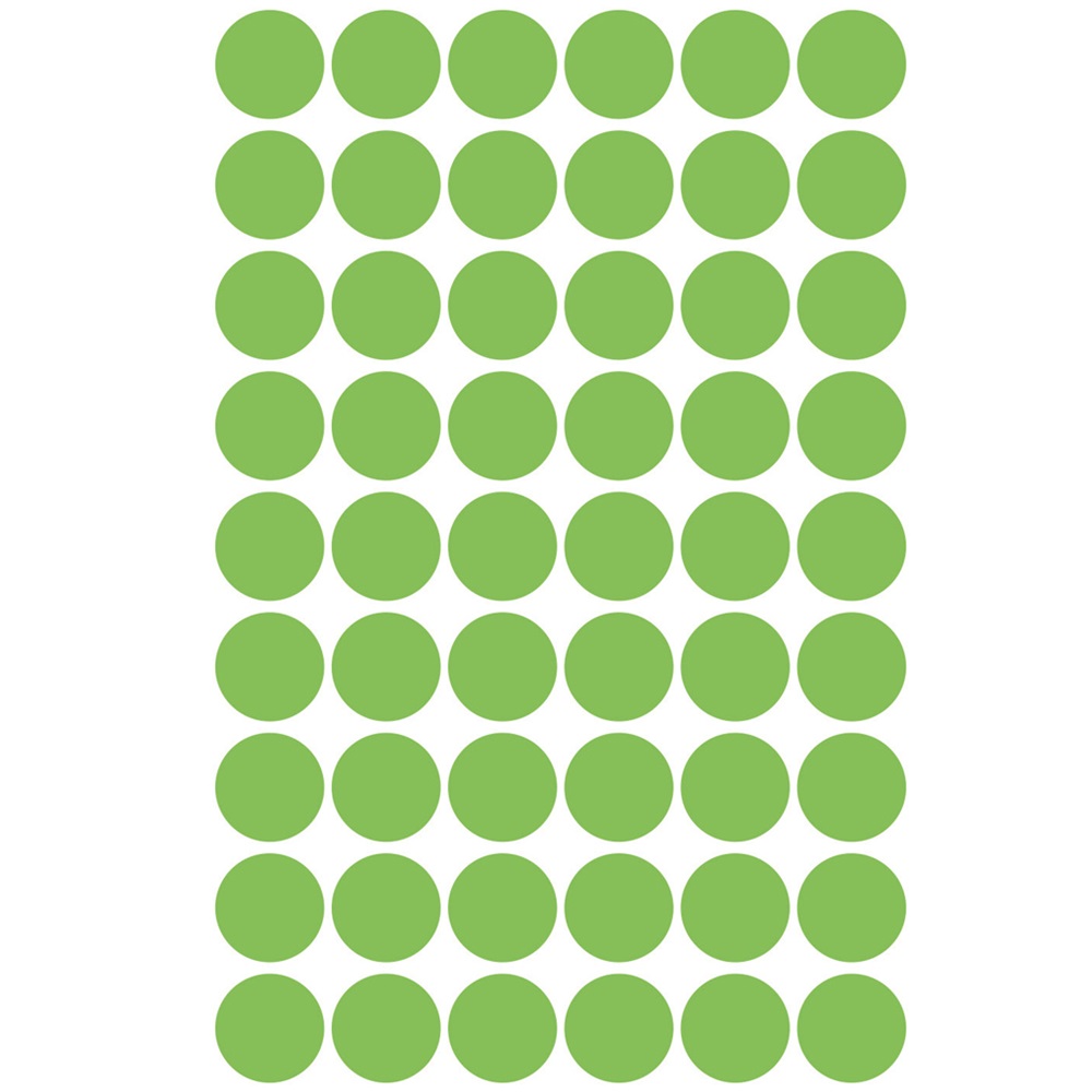 Etikett címke, o12mm, jelölésre, világos 54 címke/ív, 5 ív/doboz, Avery zöld - Image 2