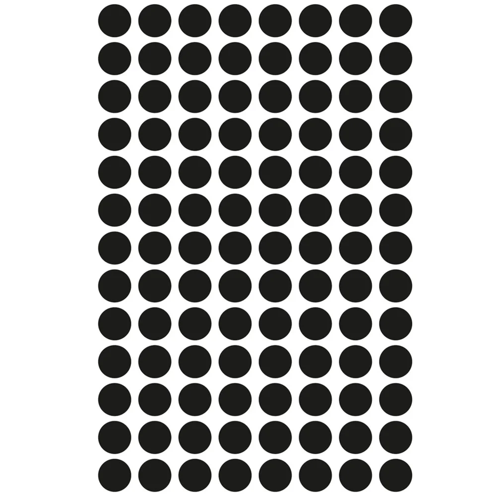Etikett címke, o8mm, jelölésre, 104 címke/ív, 4 ív/doboz, Avery fekete