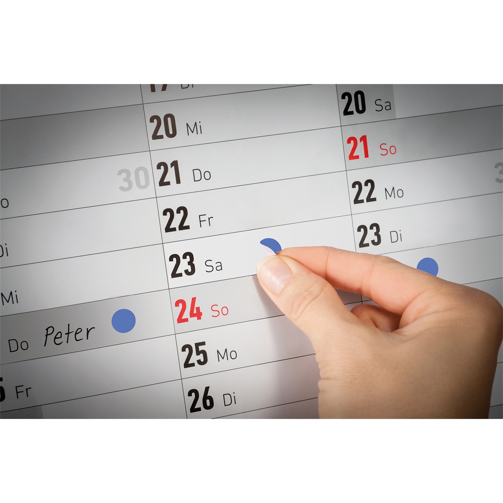 Etikett címke, O8mm, visszaszedhető, 104 címke/ív, 4 ív/doboz, Avery indigó kék - Image 4