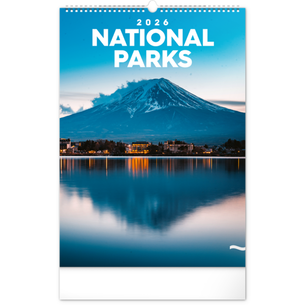 Falinaptár képes  330×460mm National Parks Realsystem 2026.