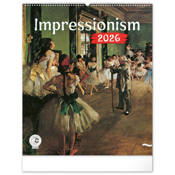 Falinaptár képes  480×560mm Impressionism  Realsystem 2026.