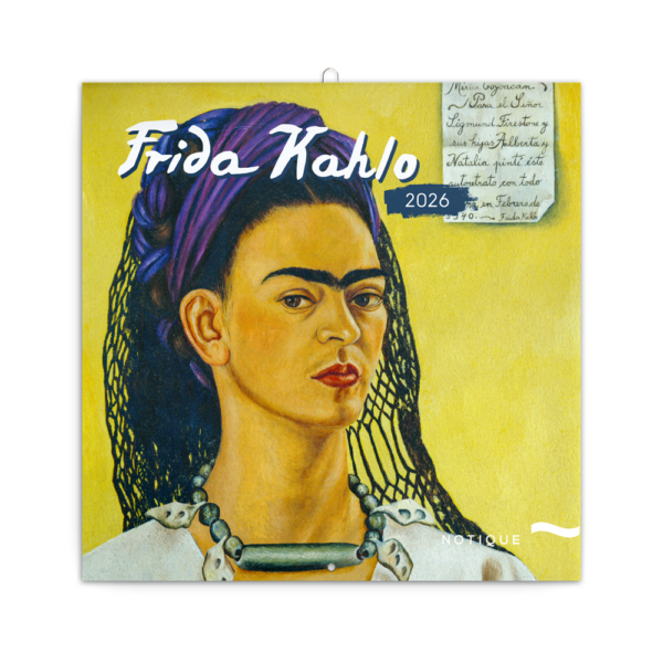 Falinaptár képes lemeznaptár 300x300mm, Frida Kahlo Realsystem 2026.