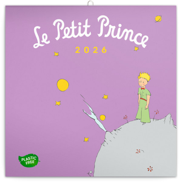 Falinaptár képes lemeznaptár 300x300mm, Le Petit Prince Realsystem 2026.