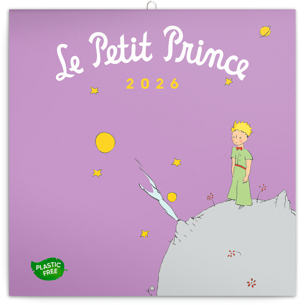 Falinaptár képes lemeznaptár 300x300mm, Le Petit Prince Realsystem 2026.