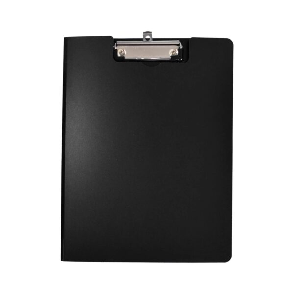 Felírótábla fedeles extra merev A4, PP Bluering® fekete