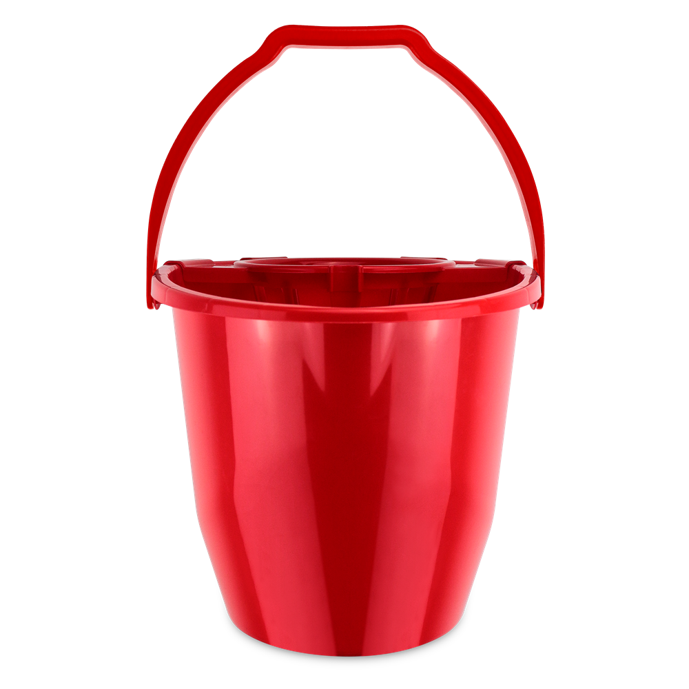 Felmosó vödör 11 literes ovális csavaró kosárral piros Bonus_B186 - Image 3