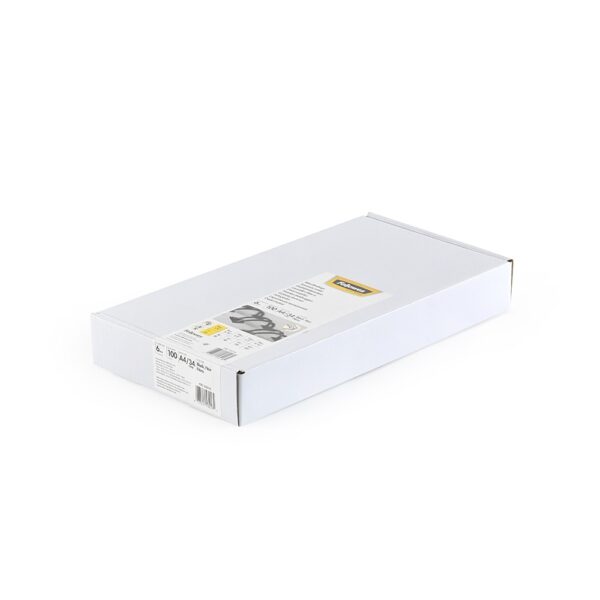 Fém spirál 3:1, 6mm, 21-35lap, Fellowes® 100 db/doboz, fekete