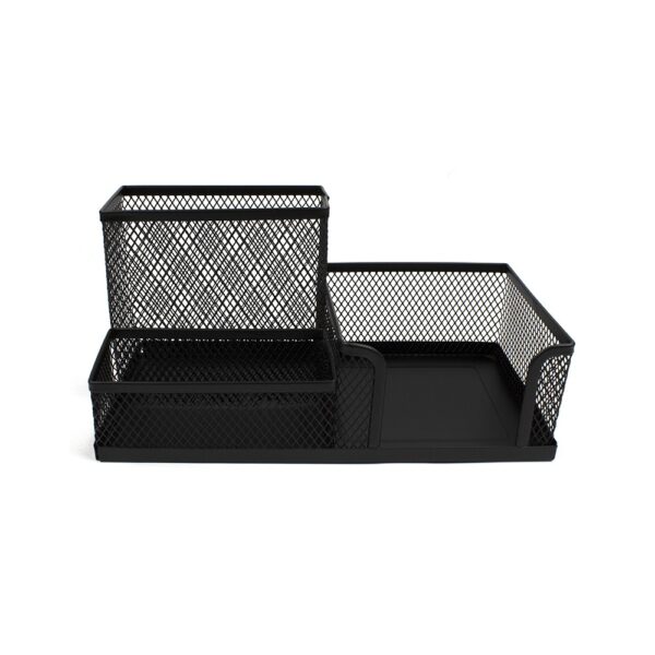 Fémhálós asztali rendező 3 rekeszes Bluering® fekete