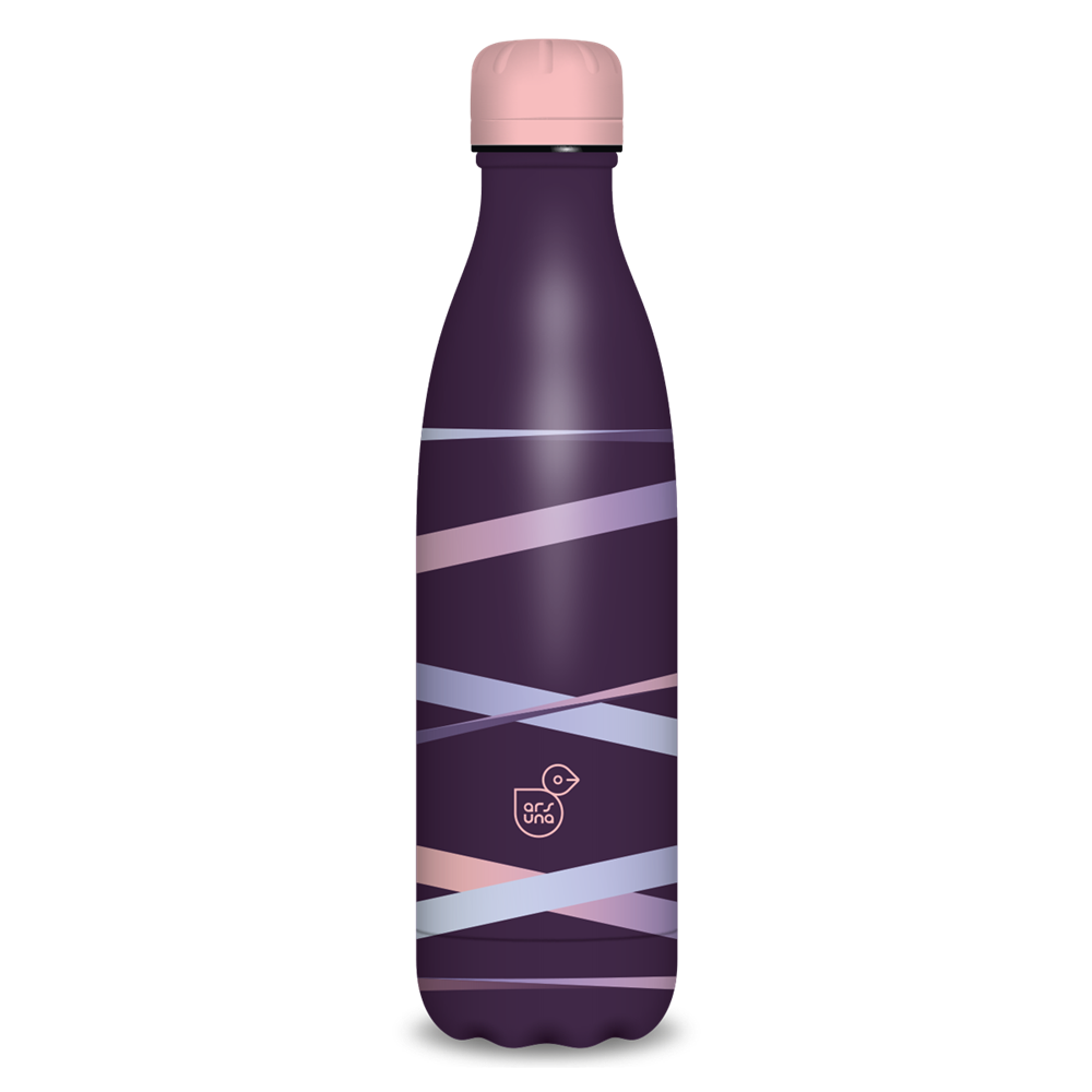 Fémkulacs duplafalú 500ml Ars Una Ribbon-purple (5168) 22