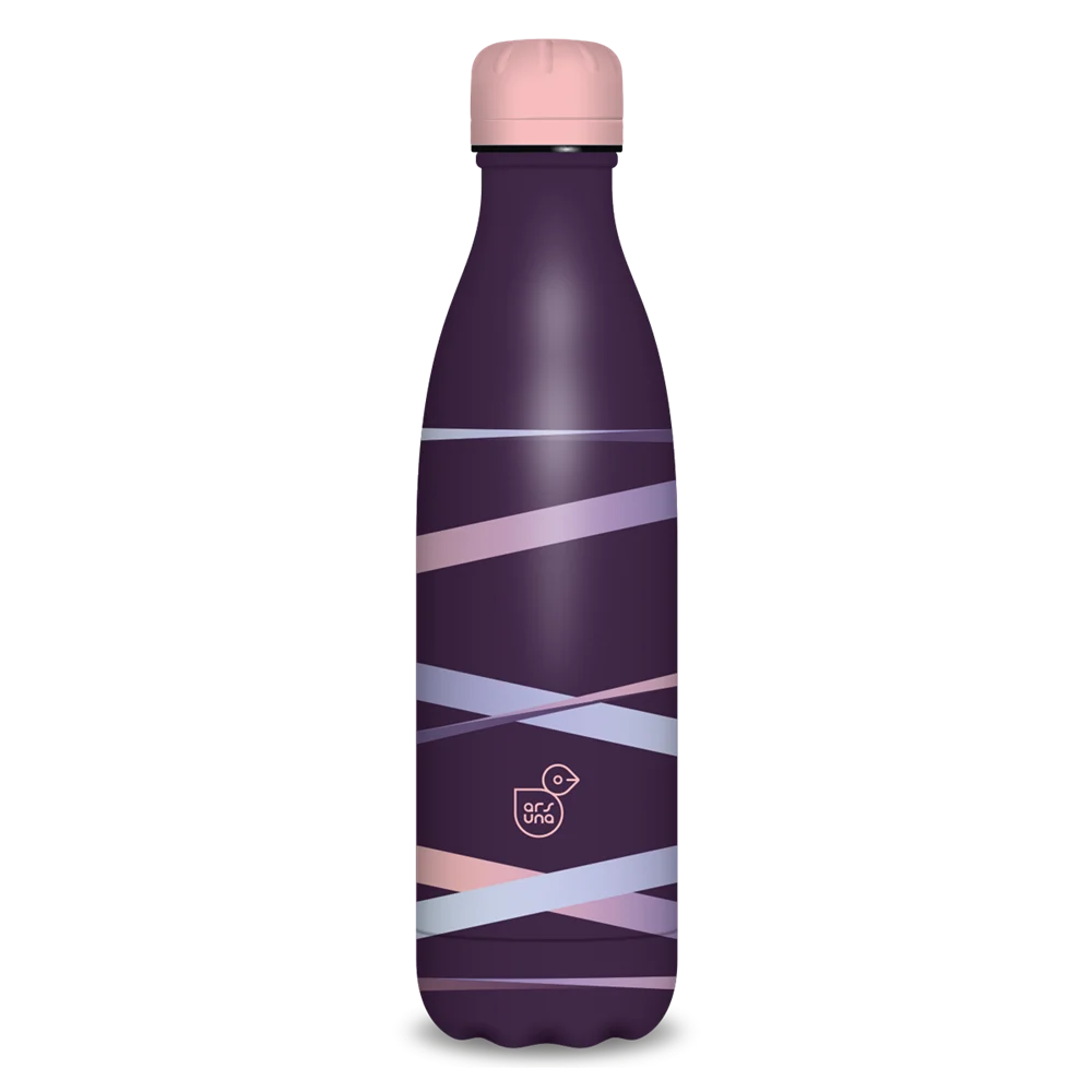 Fémkulacs duplafalú 500ml Ars Una Ribbon-purple (5168) 22