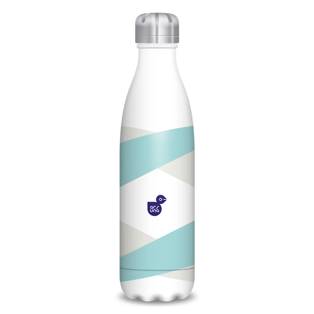 Fémkulacs duplafalú 500ml Ars Una Striped
