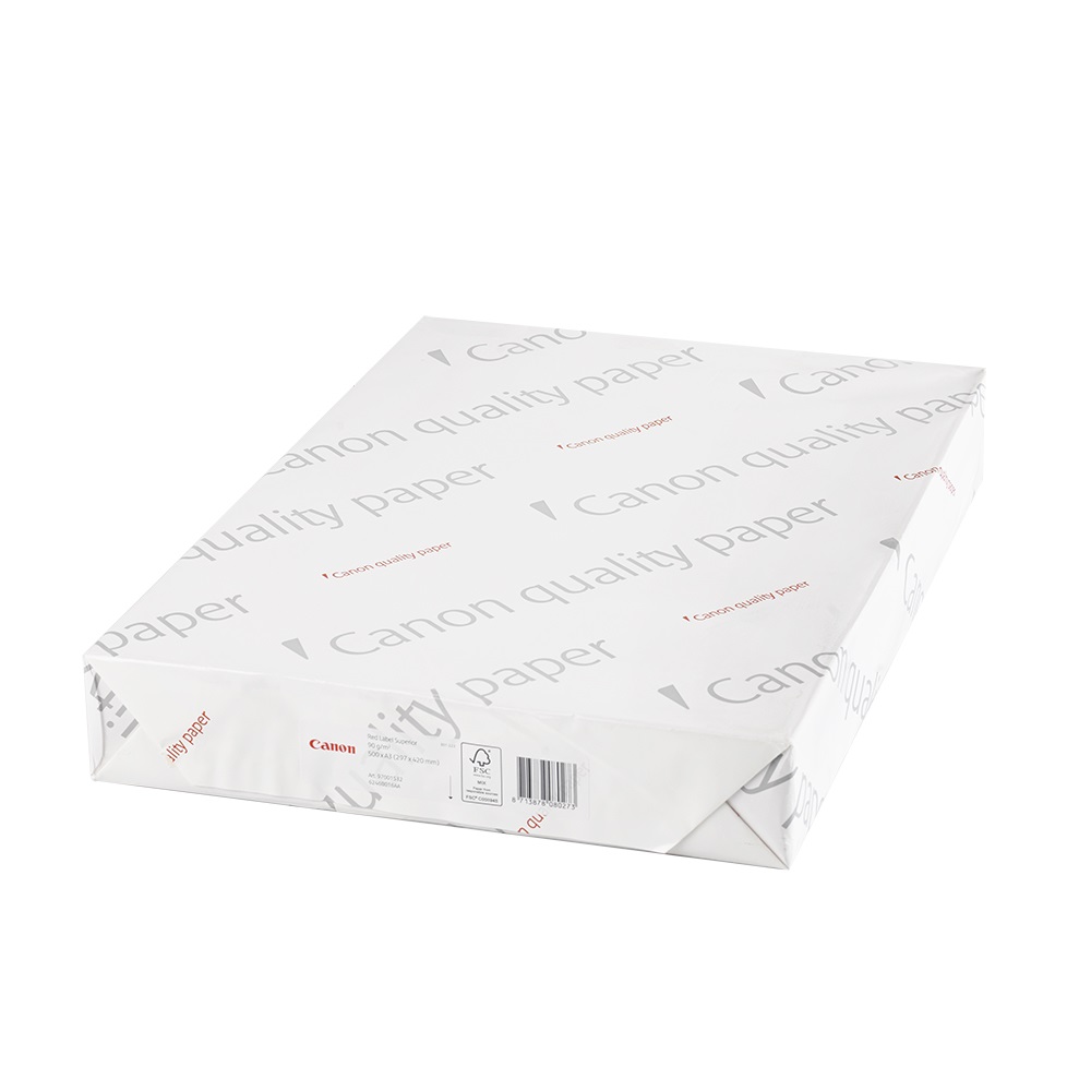 Másolópapír A3, 90g, Canon Red Label Zero 500ív/csom 4 csom/doboz - Image 2