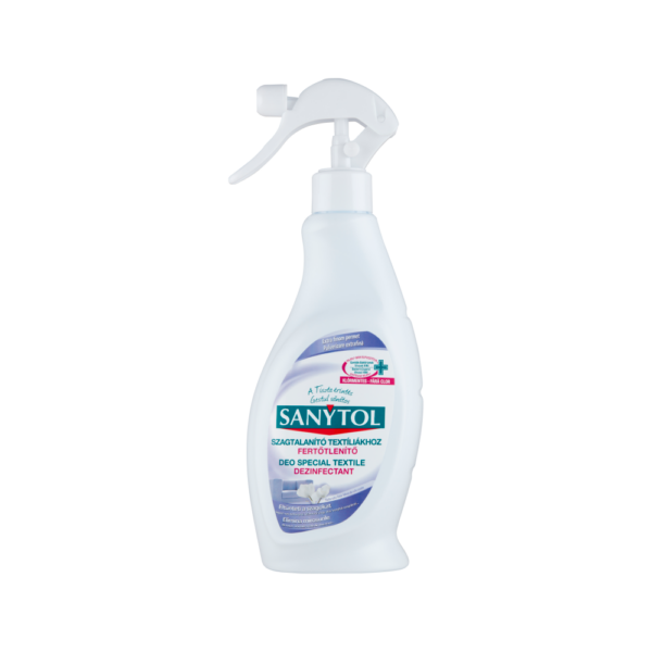 Fertőtlenítő hatású tisztítószer textilre szórófejes 500 ml Sanytol