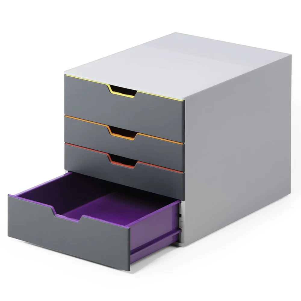 Fiókos irattároló, 4 fiókkal, Durable Varicolor® 4 - Image 2