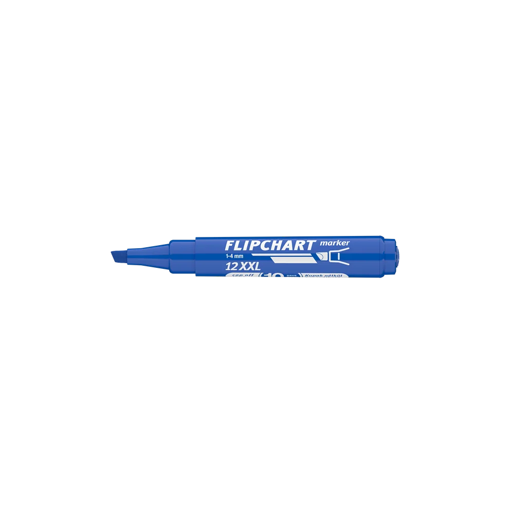 Flipchart marker vízbázisú 1-4mm, vágott Artip 12XXL kék - Image 3