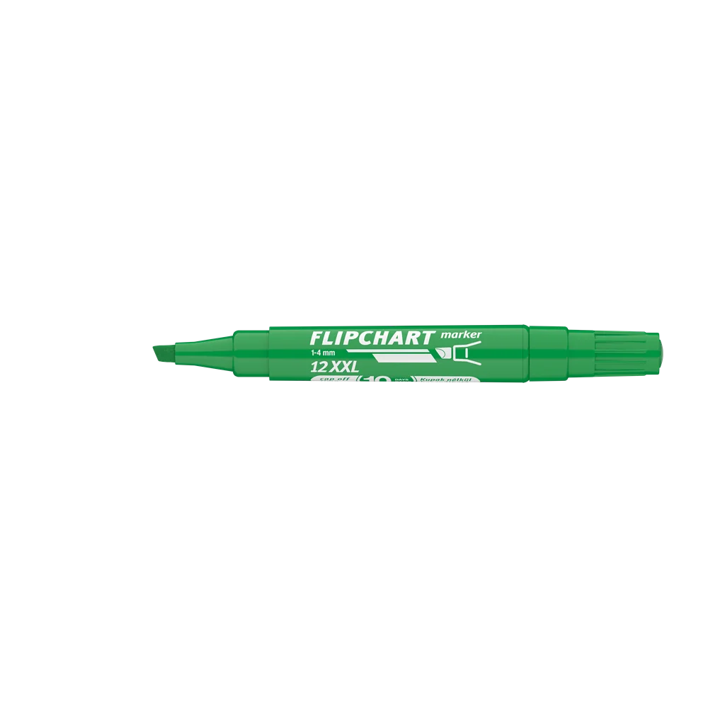 Flipchart marker vízbázisú 1-4mm, vágott Artip 12XXL zöld - Image 2