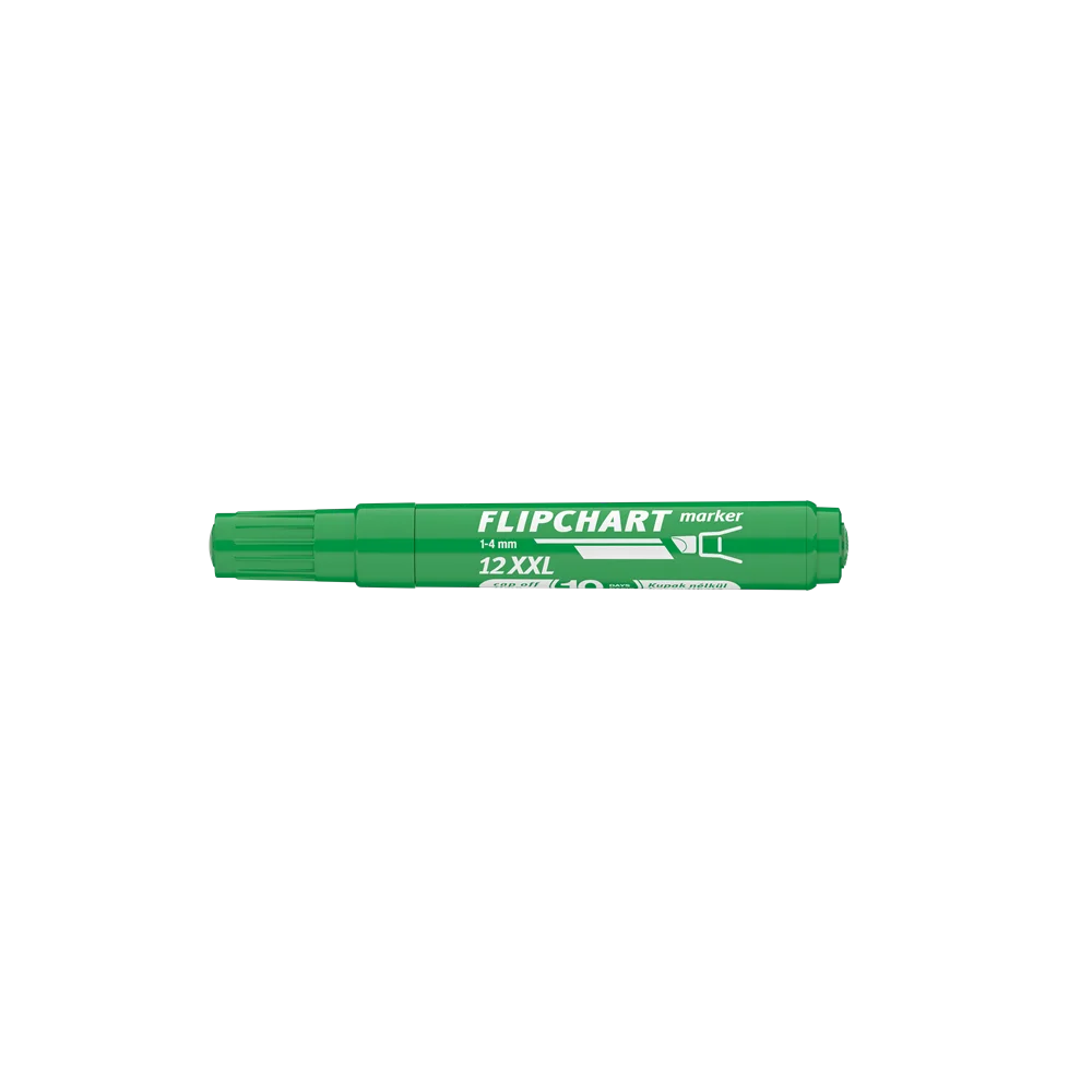 Flipchart marker vízbázisú 1-4mm, vágott Artip 12XXL zöld - Image 4
