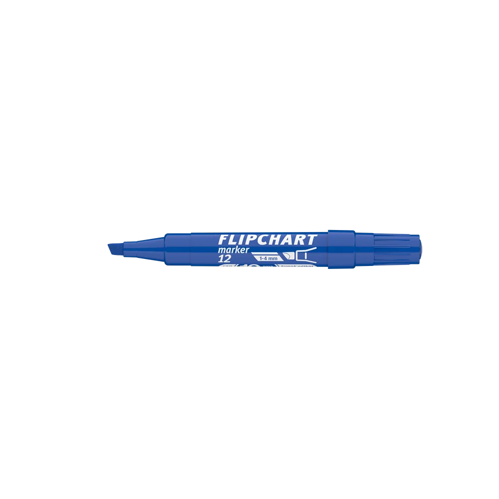 Flipchart marker vízbázisú 1-4mm, vágott Artip 12 kék - Image 2