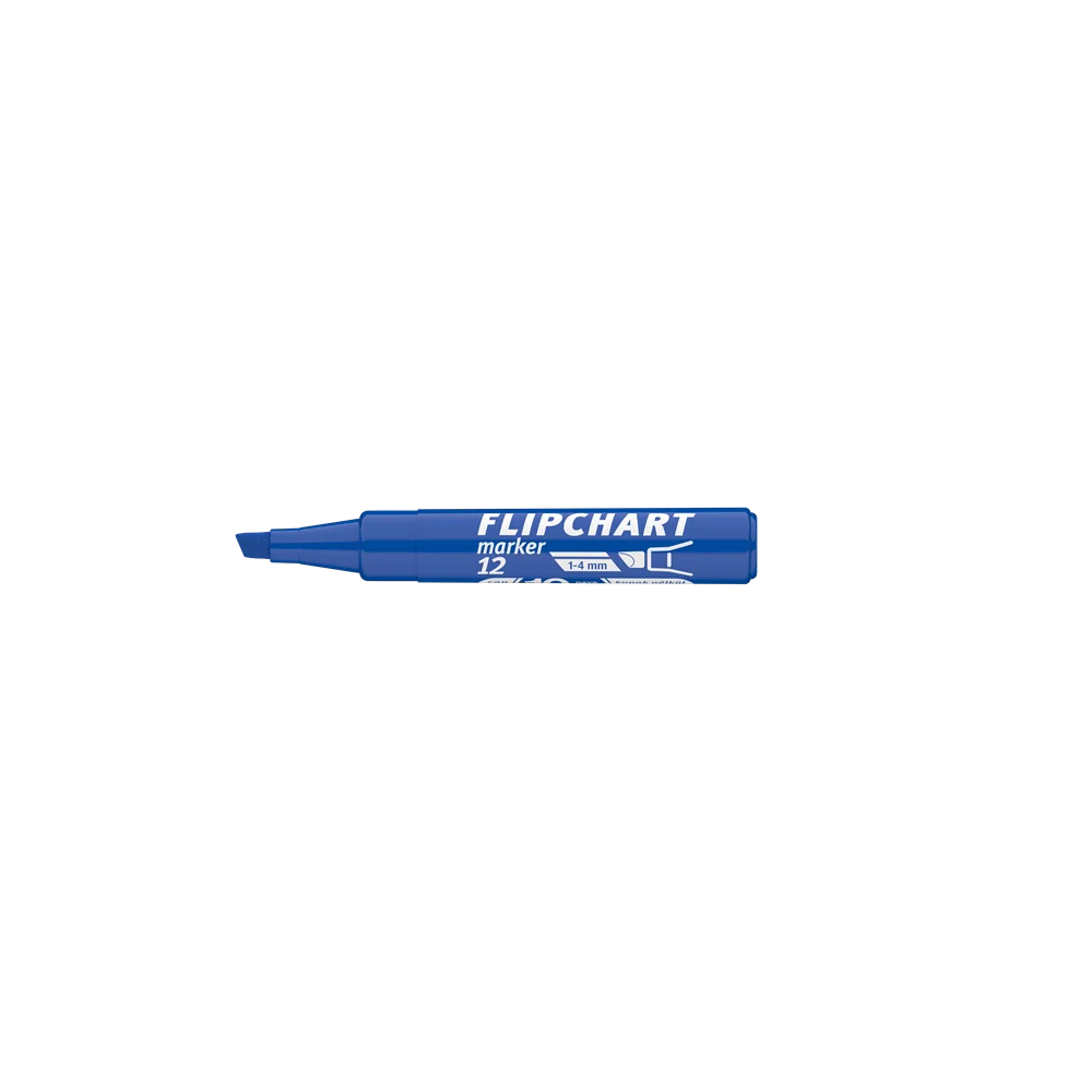 Flipchart marker vízbázisú 1-4mm, vágott Artip 12 kék - Image 3