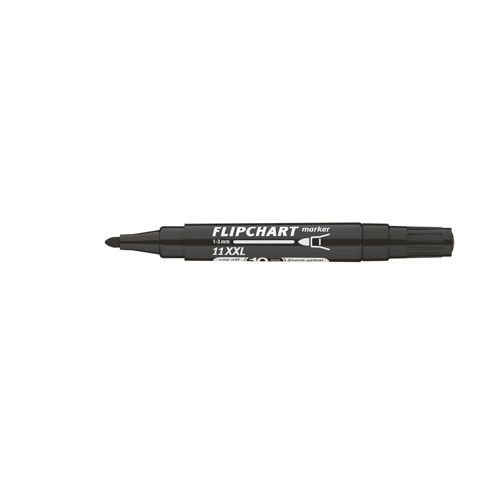 Flipchart marker vízbázisú 3mm, kerek Artip 11XXL fekete - Image 2