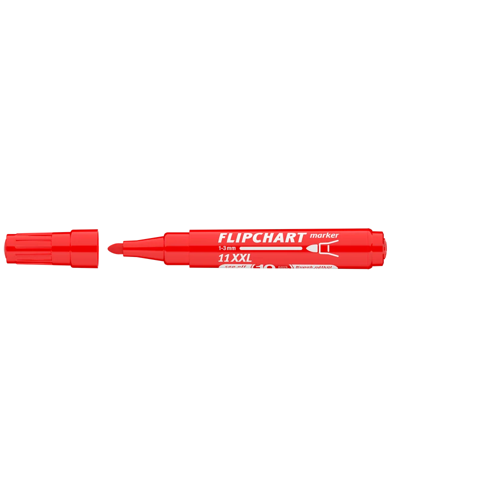 Flipchart marker vízbázisú 3mm, kerek Artip 11XXL piros