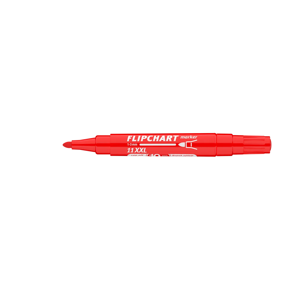 Flipchart marker vízbázisú 3mm, kerek Artip 11XXL piros - Image 2